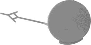 Cobertura de parachoques, enganche de remolque, delantera  para Opel Insignia A G09